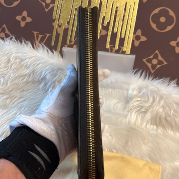 Louis Vuitton Brown Damier LV zippy long wallet with Box and dustbag - Picture 6 of 16